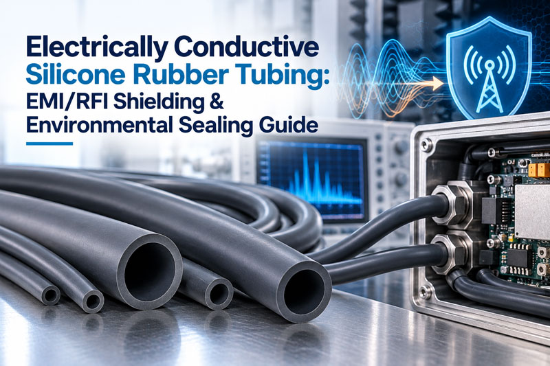 Electrically Conductive Silicone Tubing Hollow Cords