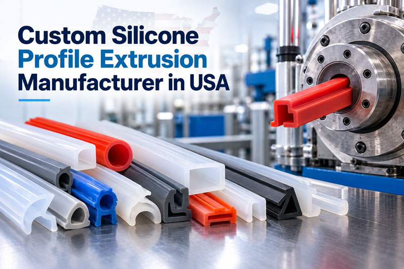 custom silicone profile extrusion manufacturer usa
