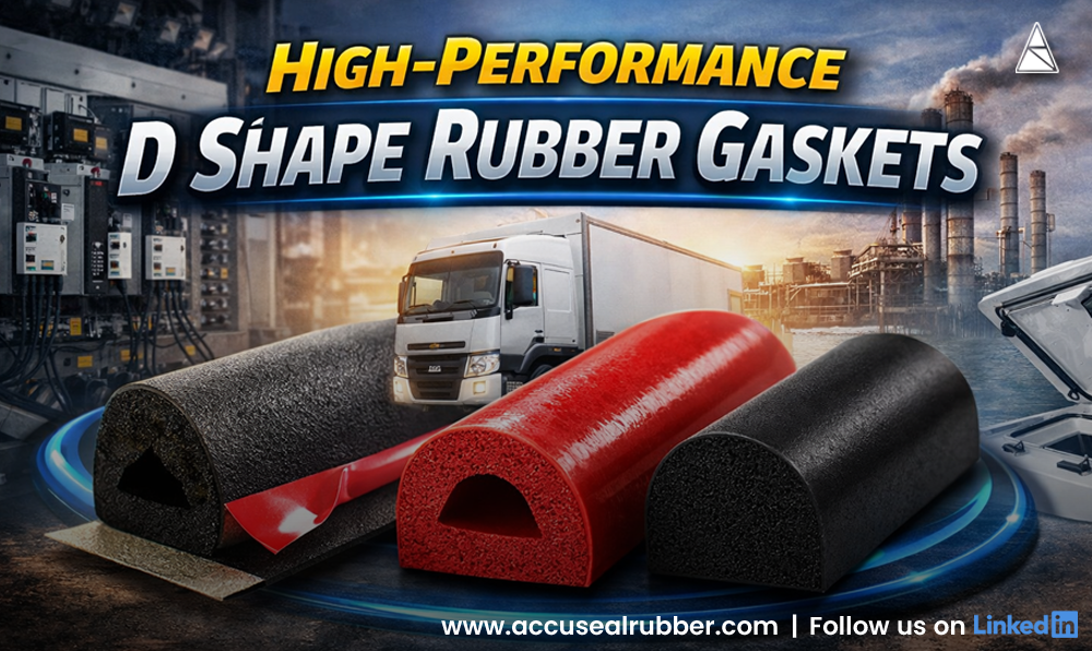 D Shape Rubber Gasket Manufacturer