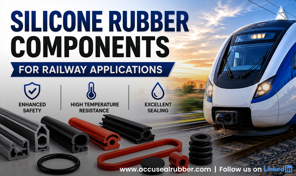 Silicone Rubber Components for Railway and Metro