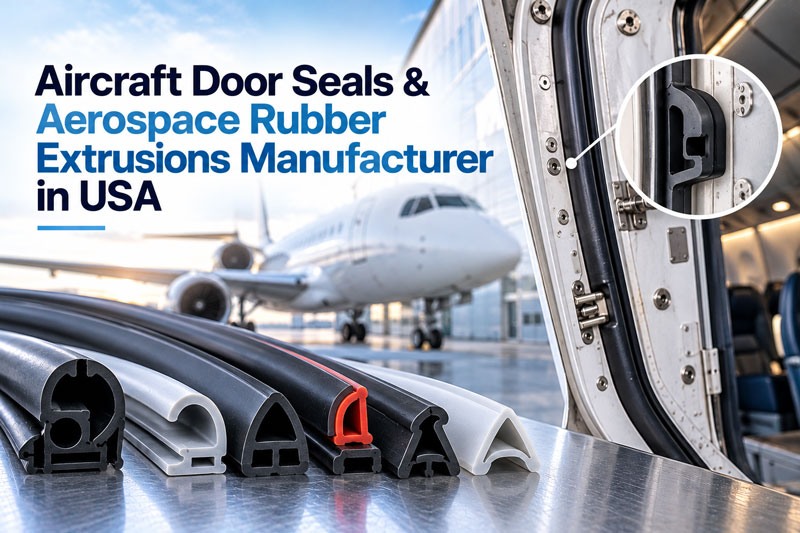 aircraft door seals aerospace rubber extrusions manufacturer