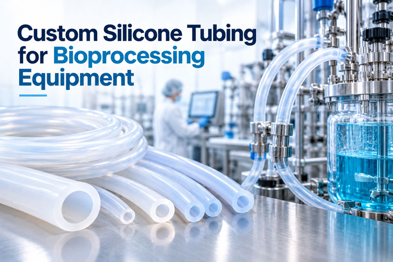 Custom Silicone Tubing for Bioprocessing Equipment